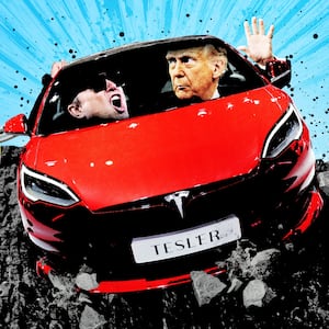 Trump and Musk are driving Tesla off a cliff.