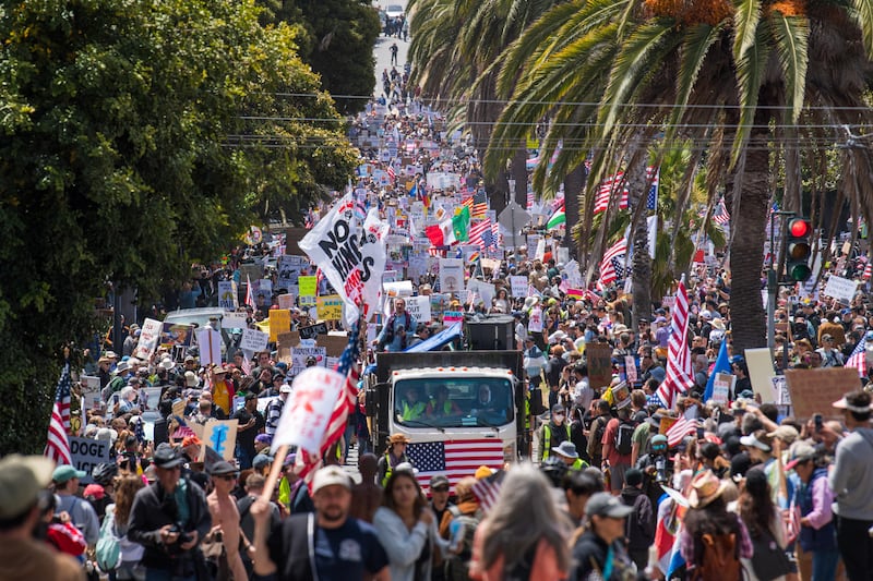 Millions gathered for the "No Kings" protests across the nation.