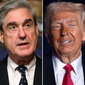 Robert Mueller and Donald Trump