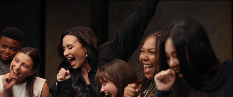 A photo still of Demi Lovato