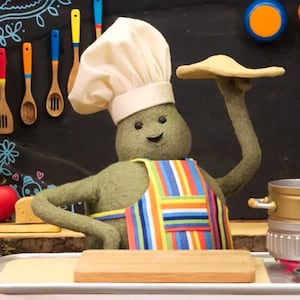 A scene from Nickelodeon's The Tiny Chef Show.