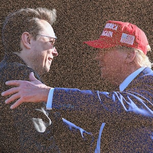 Donald Trump, Elon Musk photo illustration