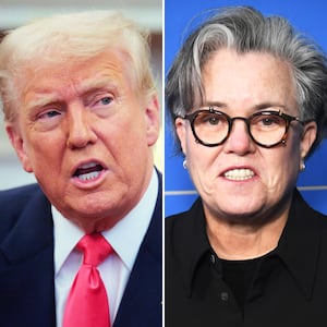 Donald Trump and Rosie O'donnell.