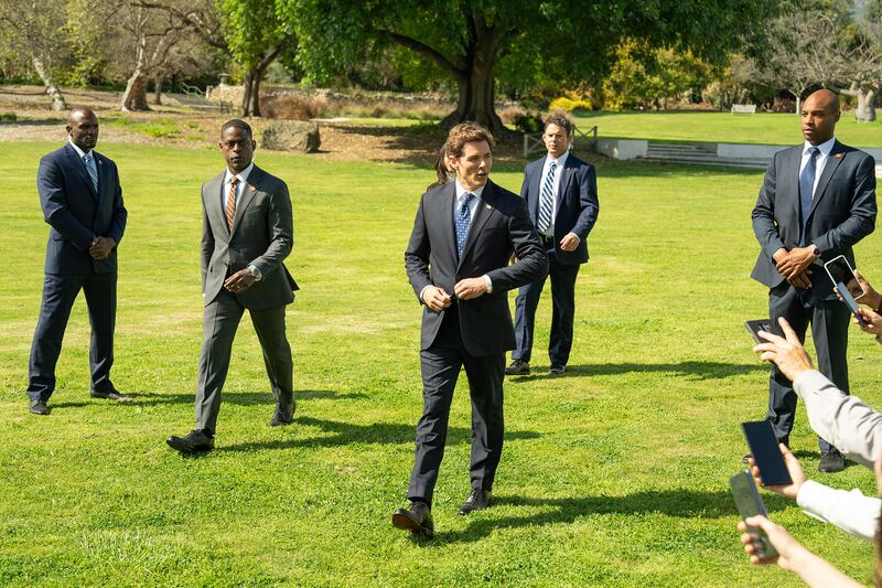 Sterling K. Brown and James Marsden.