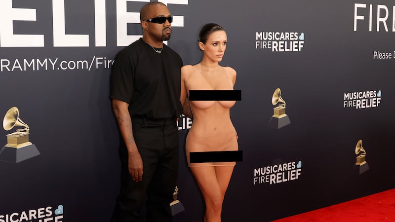 Kanye West and Bianca Censori