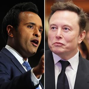 Vivek Ramaswamy and Elon Musk.