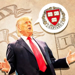Trump teases and historic deal with Harvard.