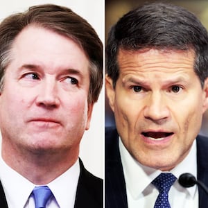 Supreme Court Associate Justice Brett Kavanaugh and Solicitor General Dean John Sauer.