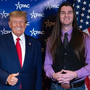 Scott Presler and Donald Trump
