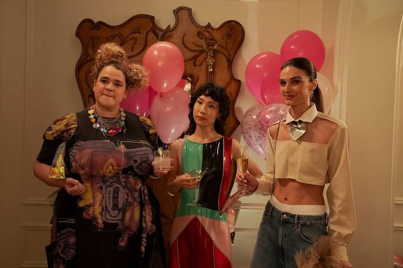Bonnie Milligan, Daphne Zelle and Mariah Strongin