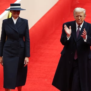 Donald Trump and Melania Trump.
