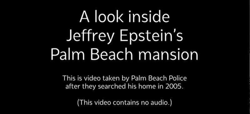 A look inside Jeffrey Epstein's Palm Beach mansion, in video taken by Palm Beach police officers following a search of the home in 2006.