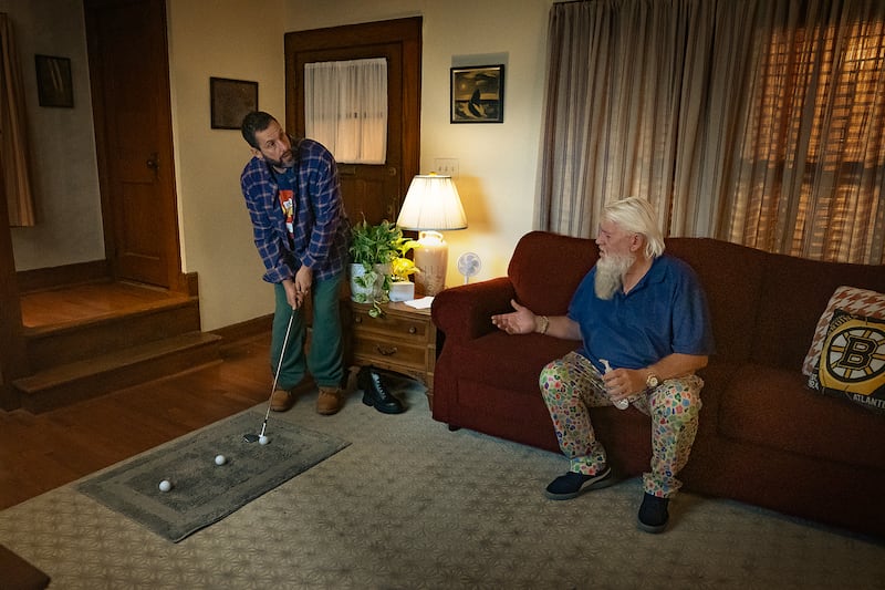 Adam Sandler and John Daly.