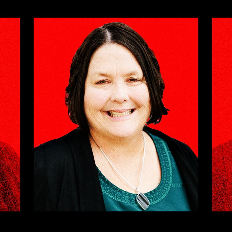 A photo illustration of Amy Gleason.