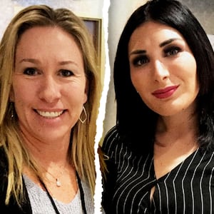 Marjorie Taylor Greene and Laura Loomer