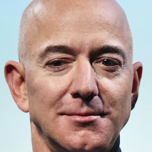 Tesla CEO Elon Musk in Washington, DC, on March 09, 2020; and Amazon founder Jeff Bezos in Washington, DC, on October 22, 2019.