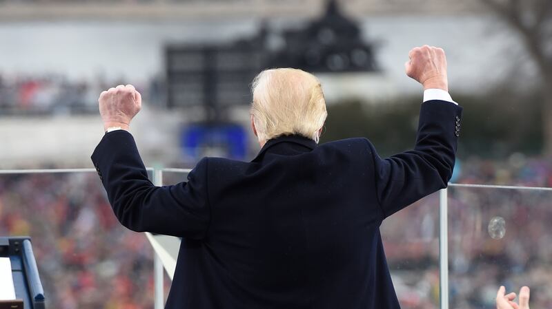 Trump gives inaugural address in 2017