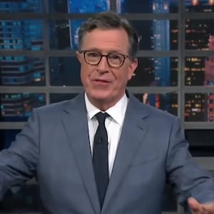 Canceled Colbert Rips on Paramount With Stream of Pee Jokes