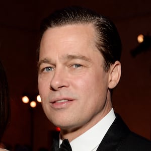 HOLLYWOOD, CA - NOVEMBER 05:  Writer-director-producer-actress Angelina Jolie Pitt (L) and actor-producer Brad Pitt attend the after party for the opening night gala premiere of Universal Pictures' "By the Sea" during AFI FEST 2015 presented by Audi at TCL Chinese 6 Theatres on November 5, 2015 in Hollywood, California.  (Photo by Michael Kovac/Getty Images for AFI)