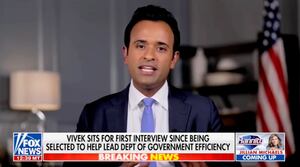 Vivek Ramaswamy appears on Fox News show Hannity.