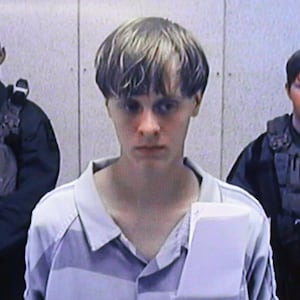 Dylann Roof appears at Centralized Bond Hearing Court June 19, 2015 in North Charleston, South Carolina.