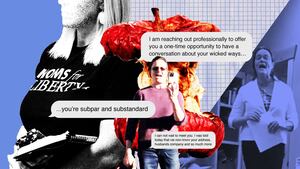 A Moms For Liberty Leader Allegedly Hijacked A Dead Woman’s Facebook Page to Harass Foes