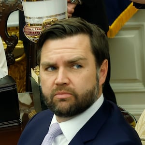 Pete Hegseth, Donald Trump and JD Vance.
