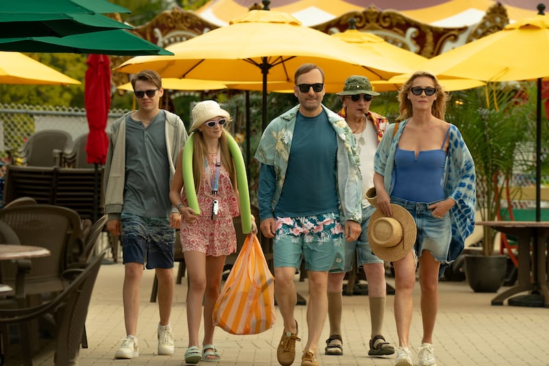 Gage Munroe, Paisley Cadorath, Bob Odenkirk, Christopher Lloyd and Connie Nielsen