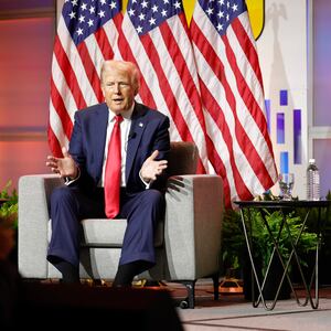 Donald Trump at the NABJ Convention in Chicago