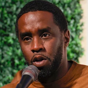 WASHINGTON, DC - SEPTEMBER 21: Sean "Diddy" Combs speaks during the Congressional Black Caucus Foundation Annual Legislative Conference National Town Hall on September 21, 2023 in Washington, DC. (Photo by Jemal Countess/Getty Images for Congressional Black Caucus Foundation)