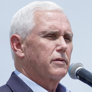 Mike Pence and Donald Trump.