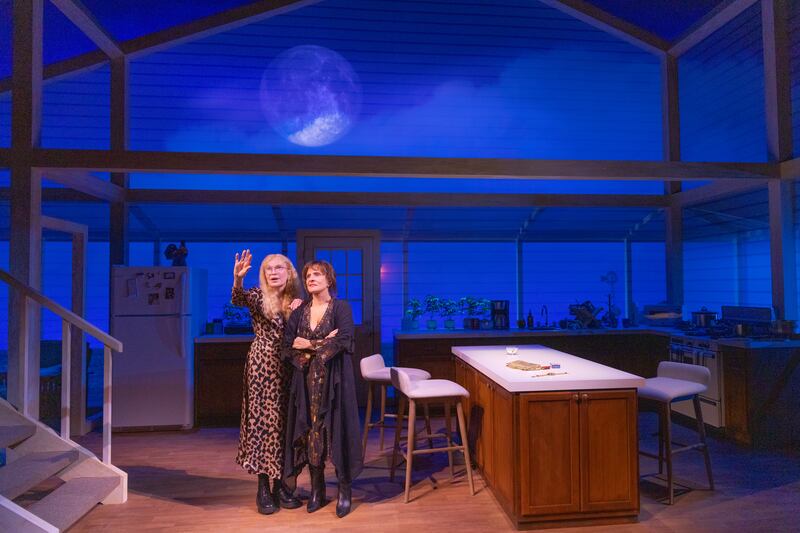 Mia Farrow and Patti LuPone in "The Roommate"
