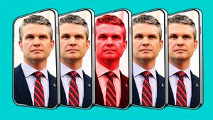 Pete Hegseth photo illustration
