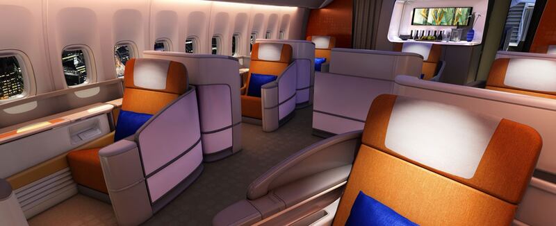 Boeing 747-8 interior