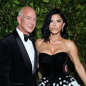 Jeff Bezos and Lauren Sánchez attend the 2024 Met Gala.