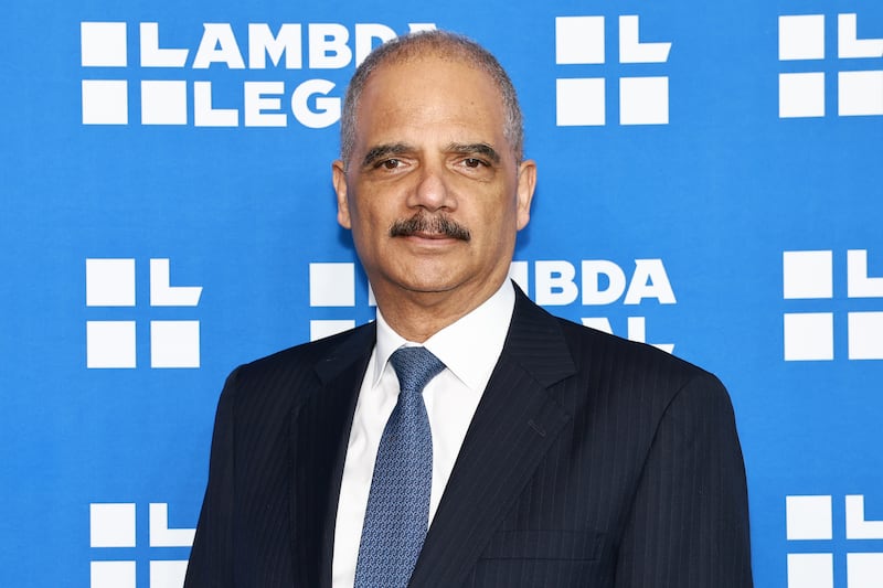 Eric Holder attends Lambda Legal Hosts 2024 National Liberty Awards at The Glasshouse on May 30, 2024 in New York City.