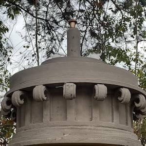 Donald Trump statue, gold mushroom