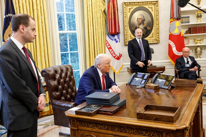 Donald Trump and Rupert Murdoch.