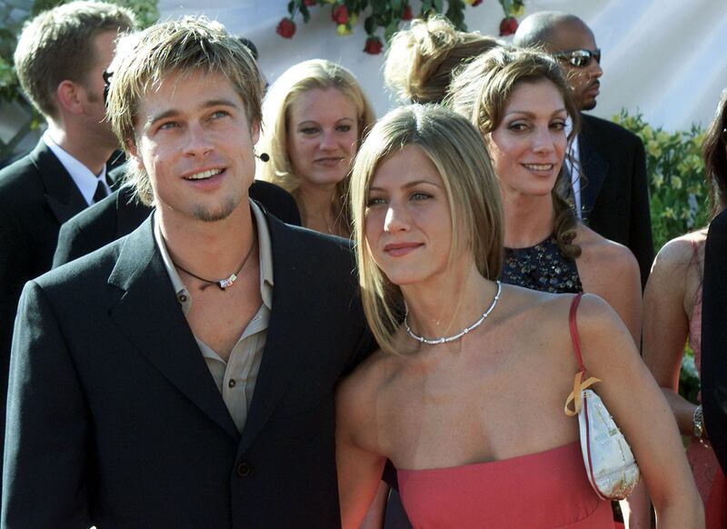 Brad Pitt and Jennifer Aniston in 2000.
