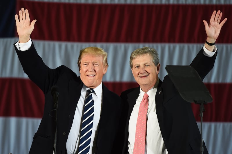 Sen. John Kennedy has long supported President Donald Trump and his mass immigration campaign.