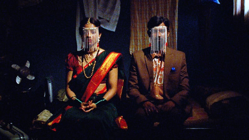 Radhika Apte and Ashok Pathak in Sister Midnight.