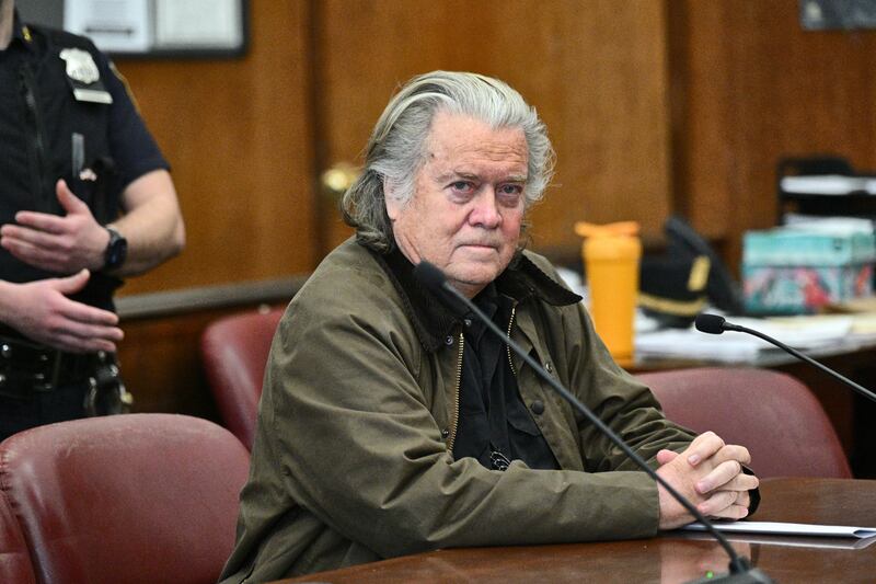 Steve Bannon, former advisor to U.S. President Donald Trump.
