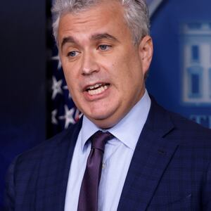 Jeff Zients speaks at a press briefing in the White House.