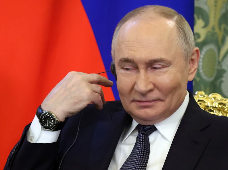 Russian President Vladimir Putin snubbed Donald Trump's appeals to come to the negotiating table.