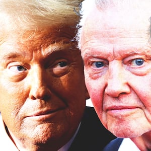 Donald Trump, Jon Voight, Sylvester Stallone, Mel Gibson