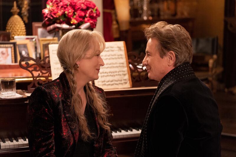 Meryl Streep and Martin Short in the new season of Only Murders in the Building.