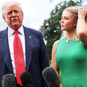 Donald Trump and Karoline Leavitt