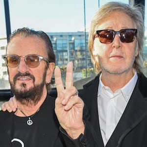 Sir Ringo Starr and Sir Paul McCartney.