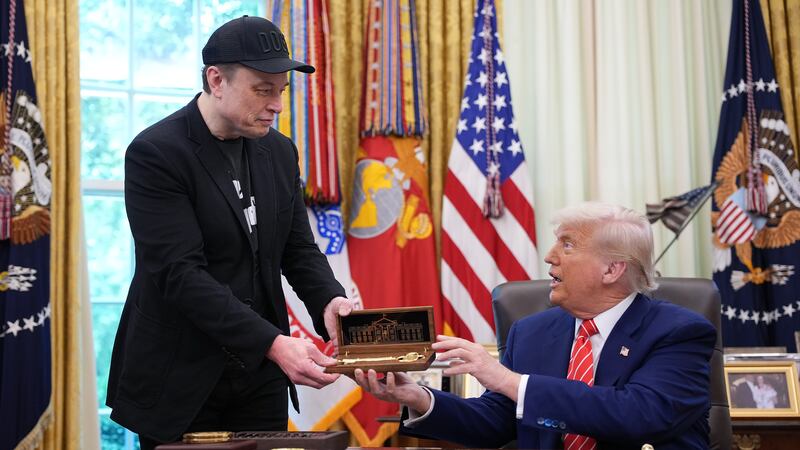 Donald Trump gifted Elon Musk a key in the Oval Office in May, as Musk was finishing up his tenure as leader of the bureacracy-slashing Department of Government Efficiency.