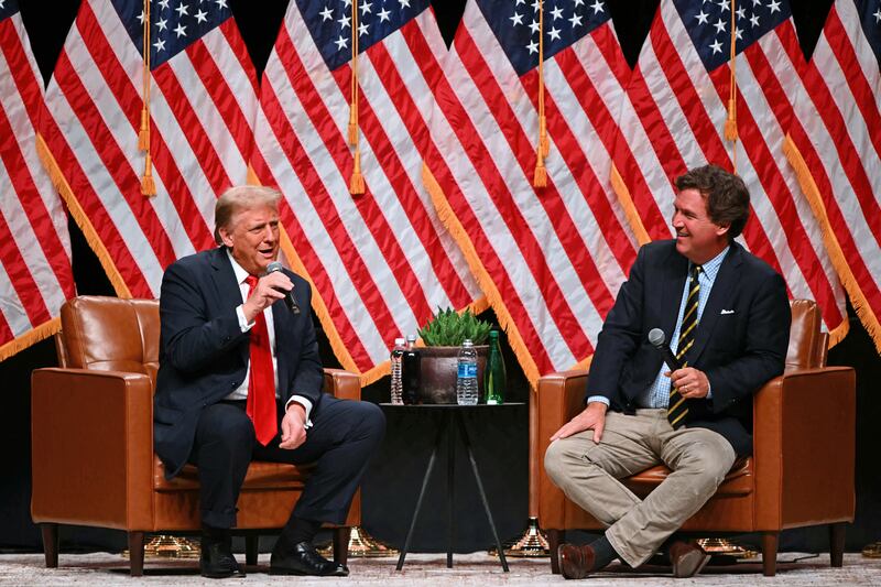 Donald Trump and Tucker Carlson have feuded over the U.S.' approach to Israel's war with Iran.